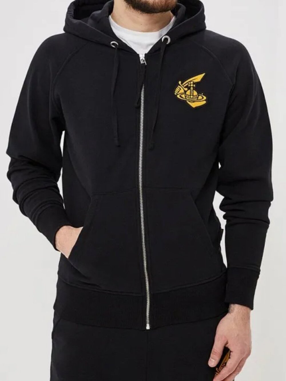 Vivienne Westwood Anglomania "Arm and Cutlass" Zip-Up Hoodie.